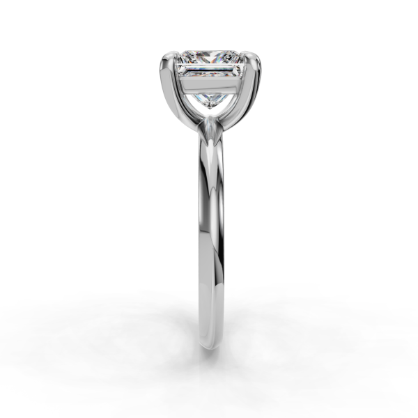 2.5 Ct. Bella Solitaire Engagement Ring - Platinum - Image 2