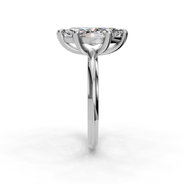 2 Ct. Bella Solitaire Engagement Ring - Platinum - Image 2