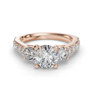 Alana Engagement Ring - 14K Rose Gold (Setting Price)