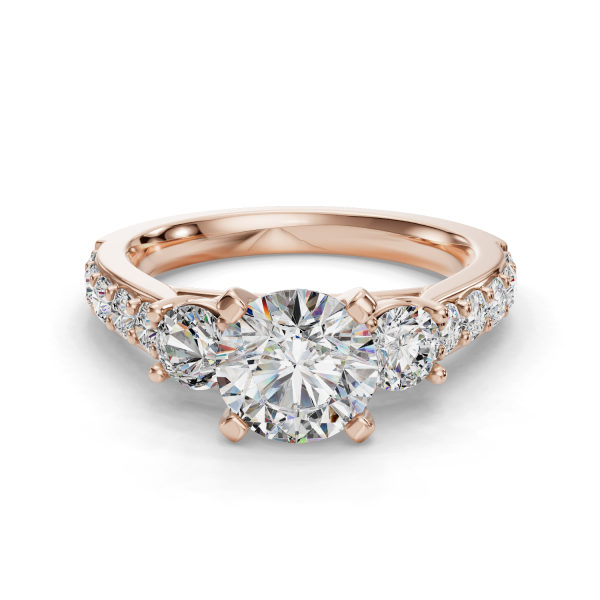 Alana Engagement Ring - 14K Rose Gold (Setting Price)