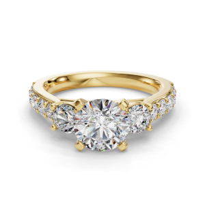 Alana Engagement Ring - 14K Yellow Gold (Setting Price)
