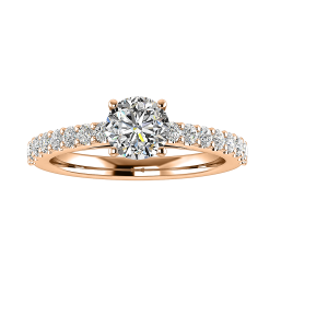 Alani Engagement Ring - 14K Rose Gold (Setting Price)
