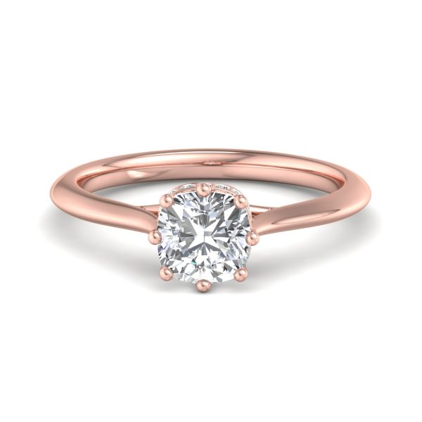 Alayna Engagement Ring - 14K Rose Gold (Setting Price)
