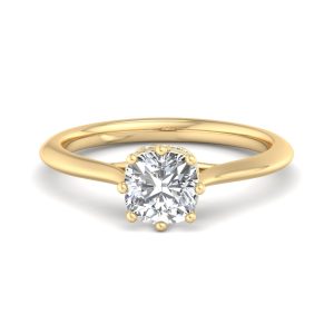 Alayna Engagement Ring - 14K Yellow Gold (Setting Price)