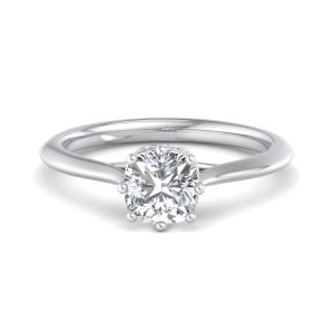 Alayna Engagement Ring - 18K White Gold (Setting Price)