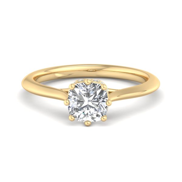 Alayna Engagement Ring - 18K Yellow Gold (Setting Price)
