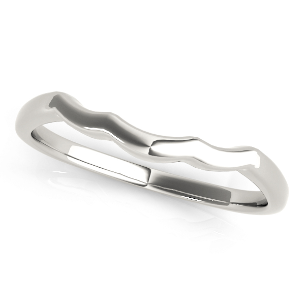 Oksana Wedding Band Platinum (Setting Price)