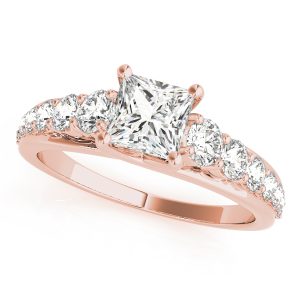 Side-Stone Engagement Ring