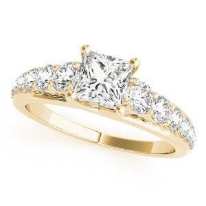 Side-Stone Engagement Ring