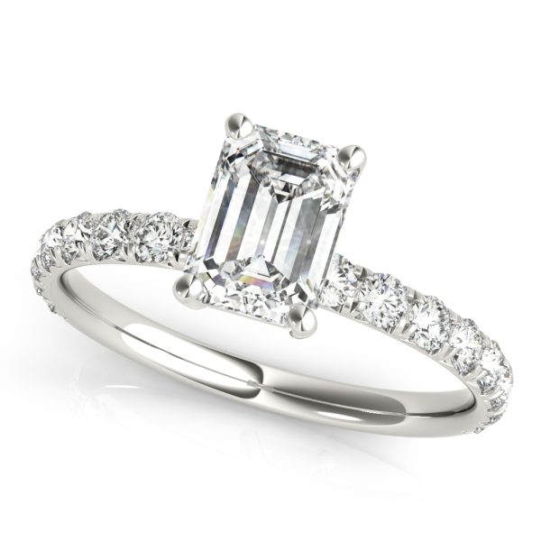Side-Stone Engagement Ring