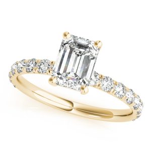Aileen French Pav? Engagement Ring - 18K Yellow Gold (Setting Price)