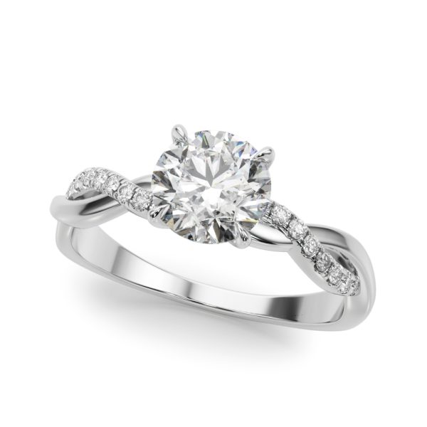 Side-Stone Engagement Ring