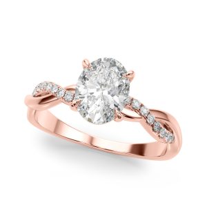 Side-Stone Engagement Ring