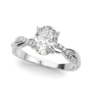 Side-Stone Engagement Ring