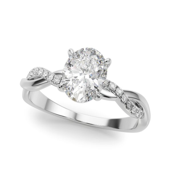Side-Stone Engagement Ring