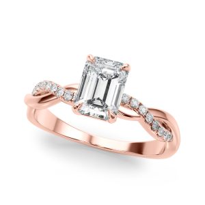 Side-Stone Engagement Ring