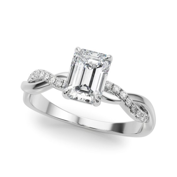 Side-Stone Engagement Ring