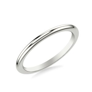 Kate Polished Compatible Wedding Wedding Band Platinum (Setting Price)