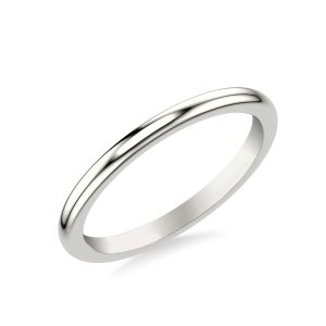 Violeta High-Polished Wedding Band Platinum (Setting Price)