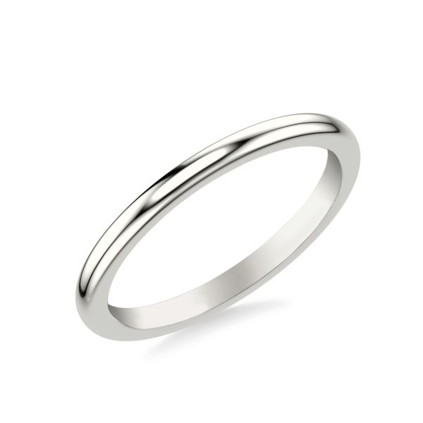 Violeta High-Polished Wedding Band Platinum (Setting Price)