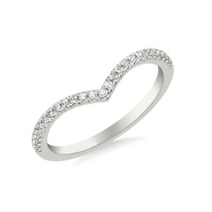 Renata Pav? Diamond V-Wedding Band Platinum (Setting Price)
