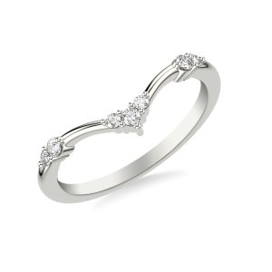 Dove Diamond Wedding Wedding Band Platinum (Setting Price)