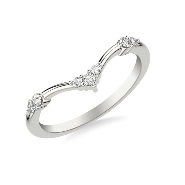 Dove Diamond Wedding Wedding Band Platinum (Setting Price)