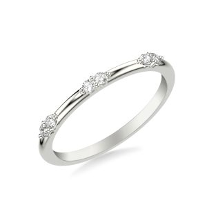 Braelyn Diamond Accent Wedding Band Platinum (Setting Price)