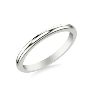 Noa High Polished Wedding Band Platinum (Setting Price)