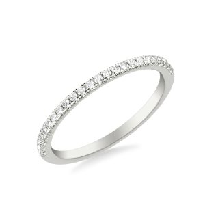 Greta Pave Diamond Wedding Band Platinum (Setting Price)