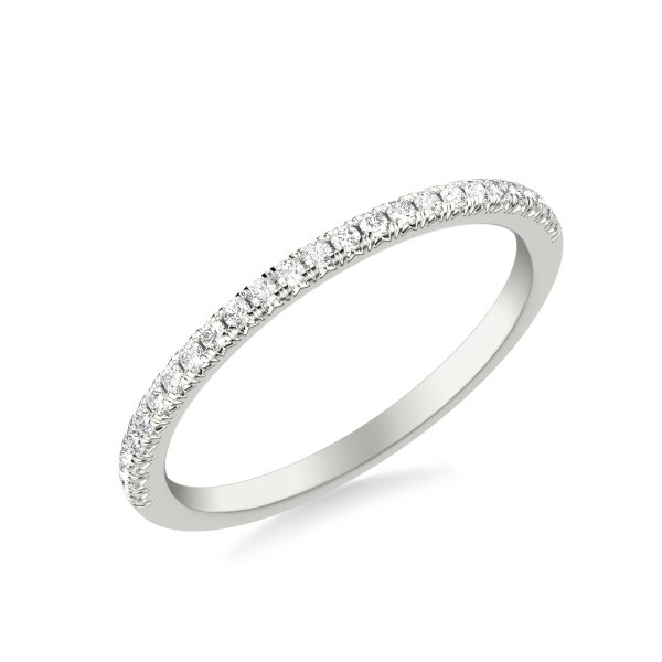 Greta Pave Diamond Wedding Band Platinum (Setting Price)