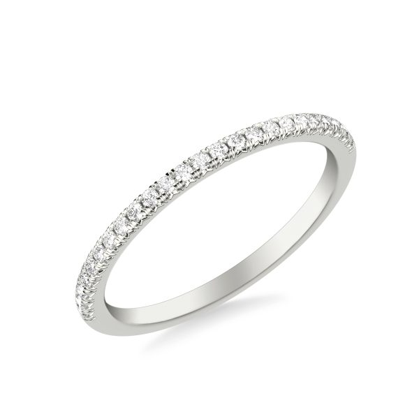 Rayleigh Pav? Diamond Wedding Band Platinum (Setting Price)