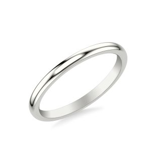 Jacie High Polished Wedding Wedding Band Platinum (Setting Price)