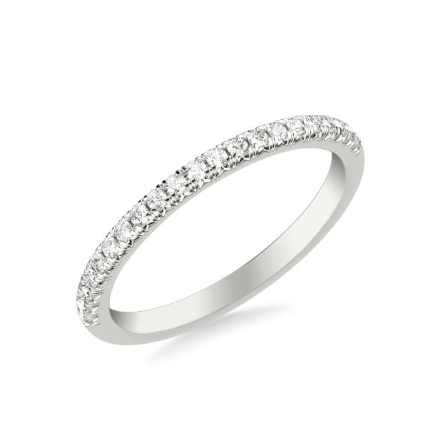Cherry Pav? Diamond Wedding Band Platinum (Setting Price)