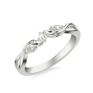 Jules Pav? Wedding Band Platinum (Setting Price)