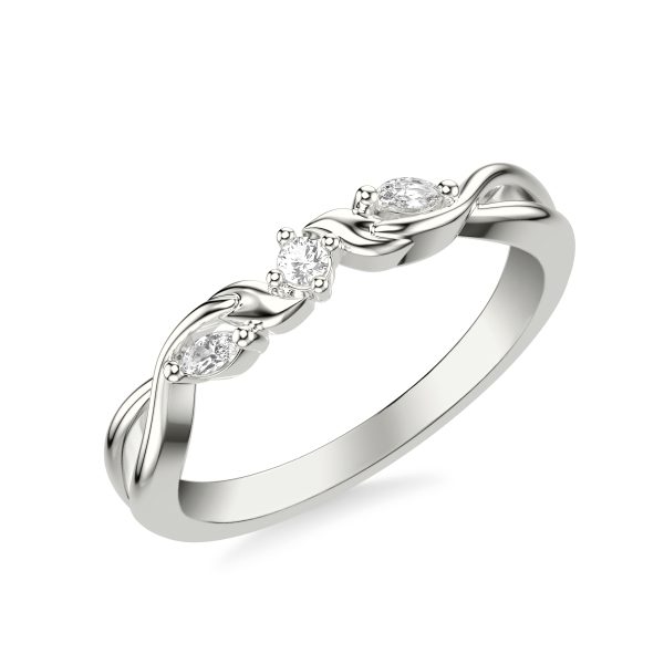 Jules Pav? Wedding Band Platinum (Setting Price)