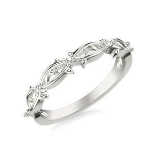 Elena Thorny Vine Wedding Band Platinum (Setting Price)