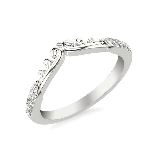 Onde Pav? Wedding Band Platinum (Setting Price)