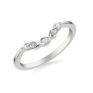 Ellison Diamond Wedding Band Platinum (Setting Price)