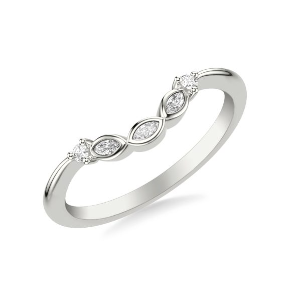 Ellison Diamond Wedding Band Platinum (Setting Price)