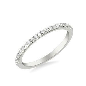 Hunter Pave Diamond Wedding Band Platinum (Setting Price)