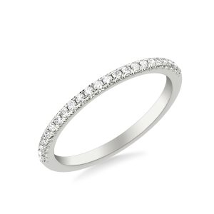 Imani Pave Diamond Wedding Band Platinum (Setting Price)