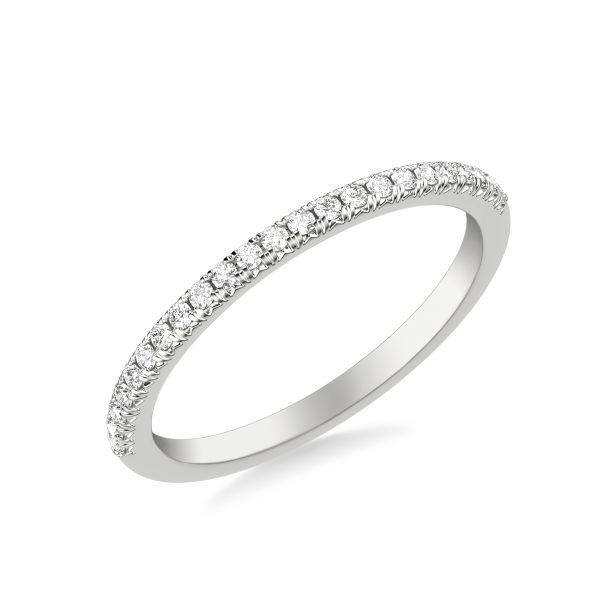 Imani Pave Diamond Wedding Band Platinum (Setting Price)