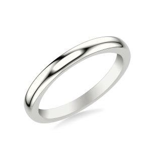 Darien Polished Wedding Wedding Band Platinum (Setting Price)