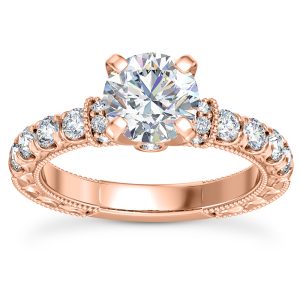 Side-Stone Engagement Ring