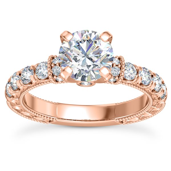 Side-Stone Engagement Ring
