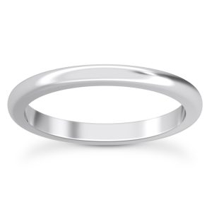 Vela Classic Wedding Band Platinum (Setting Price)