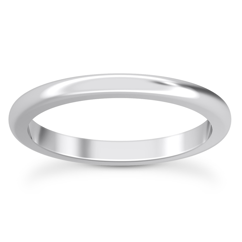 Vela Classic Wedding Band Platinum (Setting Price)