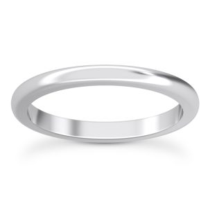 Grus Wedding Band Platinum (Setting Price)