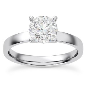 Linda 2.5mm Comfort Fit Engagement Ring - Platinum (Setting Price)